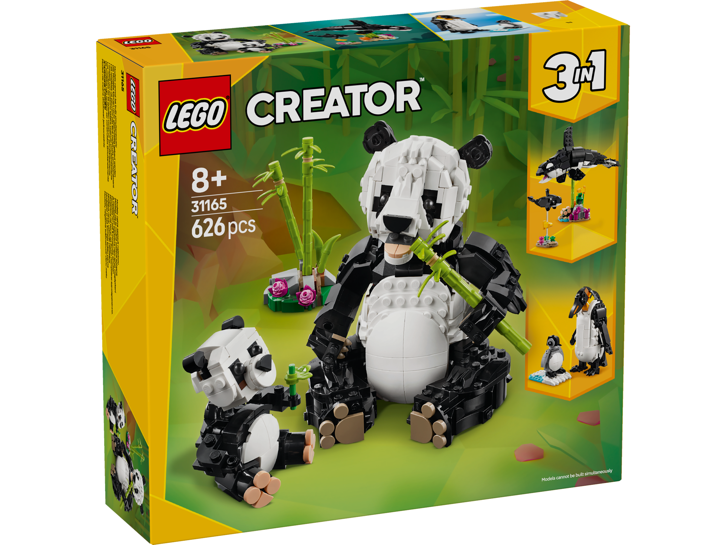 spielzeug 24 LEGO Creator 3in1 Wilde Tiere: Pandafamilie 31165 – Spielzeug24
