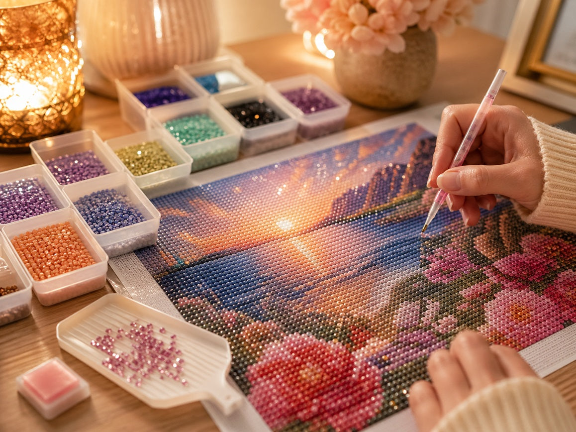 Diamond Painting: Das funkelnde Hobby zum Entspannen und kreativ Abschalten