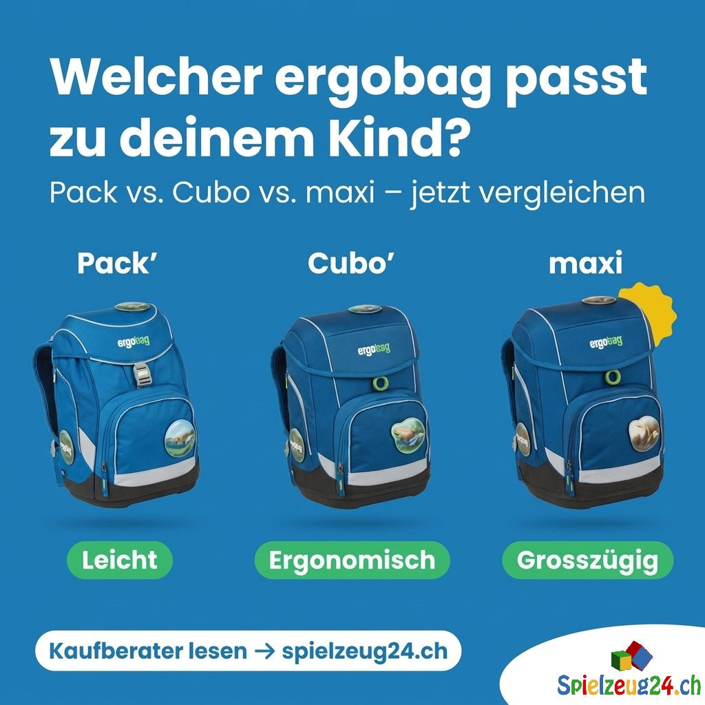 Ergobag Schulranzen Kaufberater: Pack, Cubo oder maxi – welches Modell passt?
