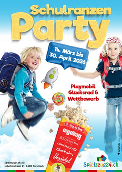 Schulranzenparty bei Spielzeug24 – Grosse Auswahl, kompetente Beratung und jede Menge Spass!