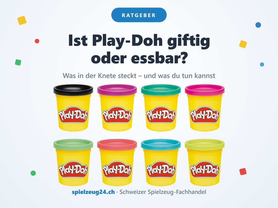 Ist Play-Doh giftig oder essbar? – acht Play-Doh-Dosen, was in der Knete steckt und was du tun kannst