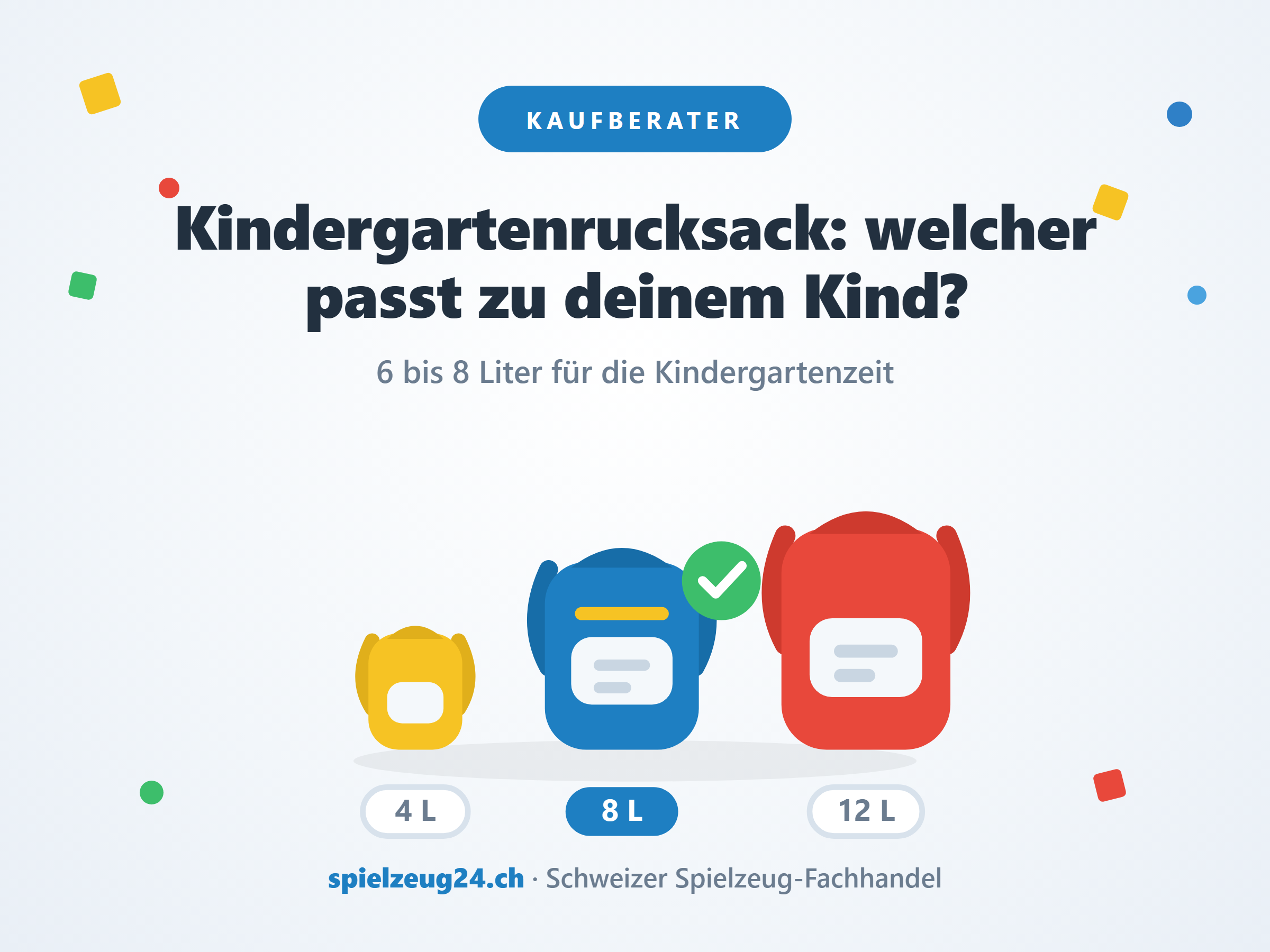 Kindergartenrucksack: welcher passt zu deinem Kind?
