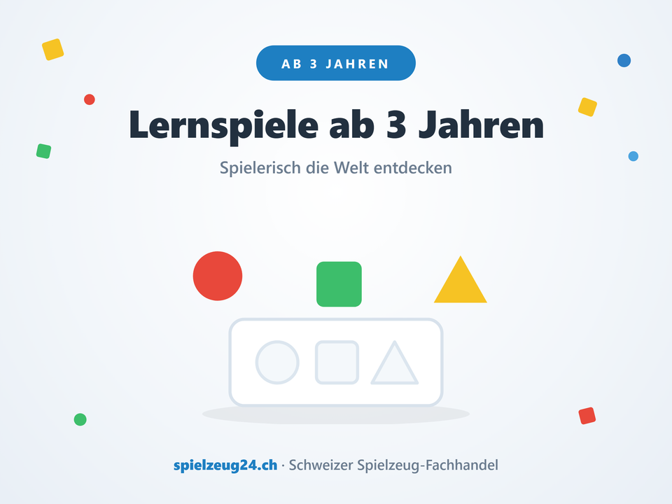 Lernspiele ab 3 Jahren – spielerisch die Welt entdecken