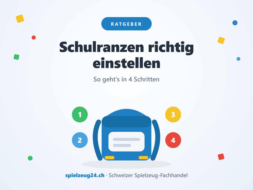 Schulranzen richtig einstellen in 4 Schritten