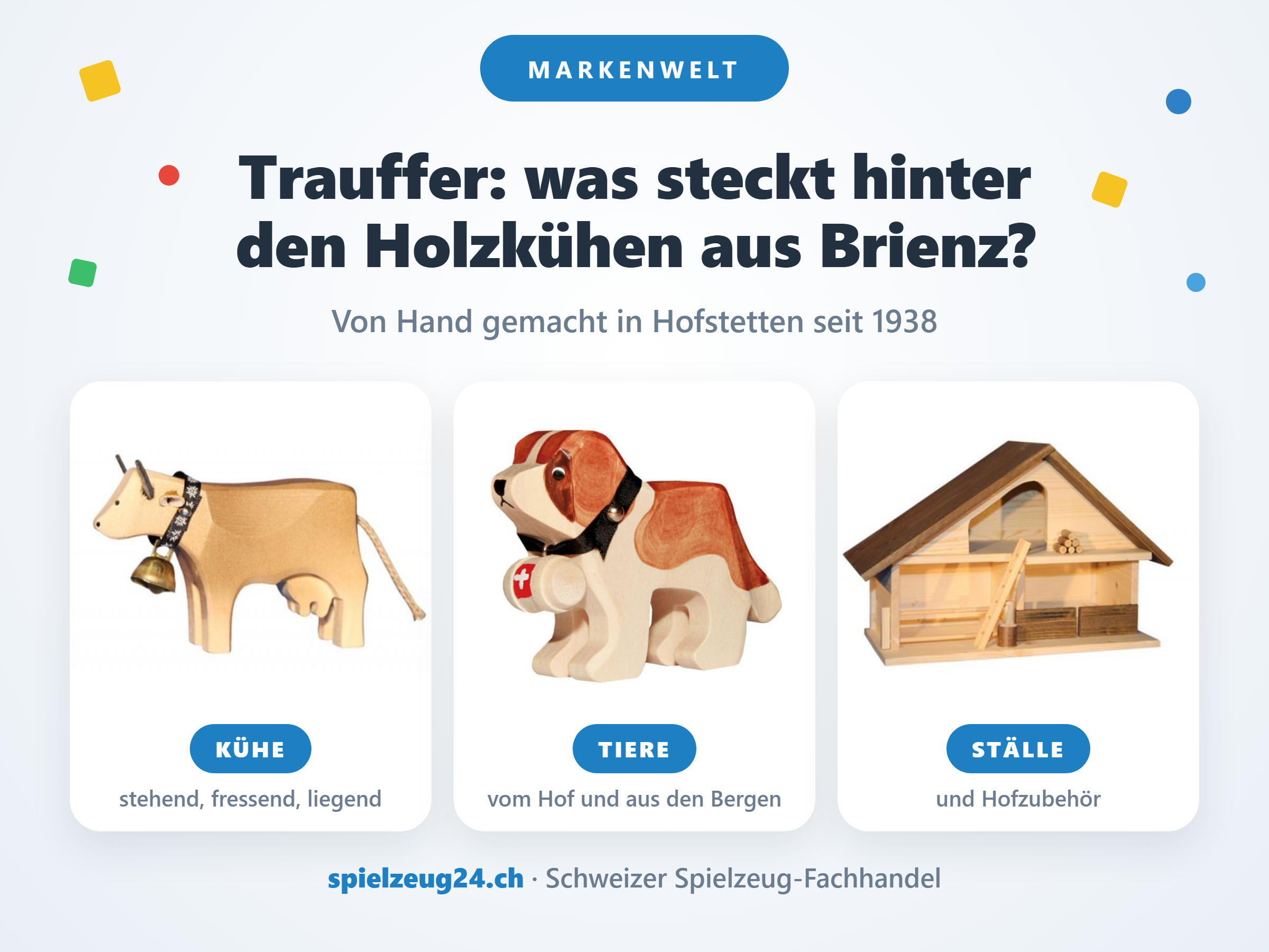 Trauffer: was steckt hinter den Holzkühen aus Brienz?
