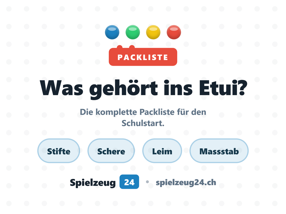 Was gehört ins Etui? Die Packliste für den Schulstart