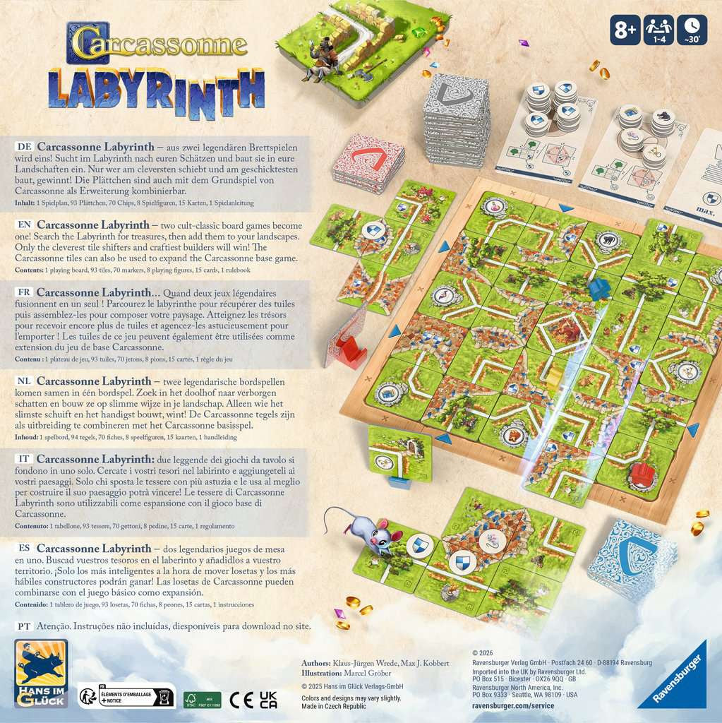 Carcassonne Labyrinth - Gesellschaftsspiel & Brettspiel  25.176 - Bild 2