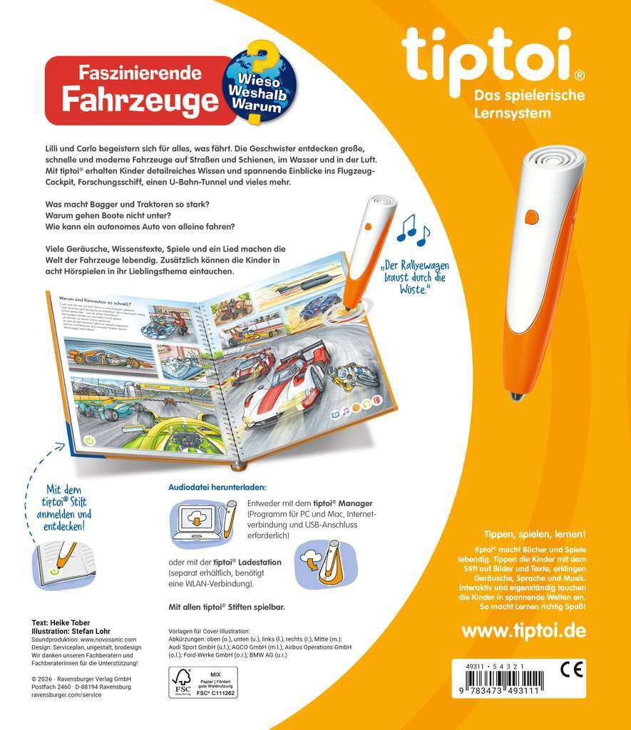 Tiptoi WWW Faszinierende Fahrzeuge 49.311 - Bild 2