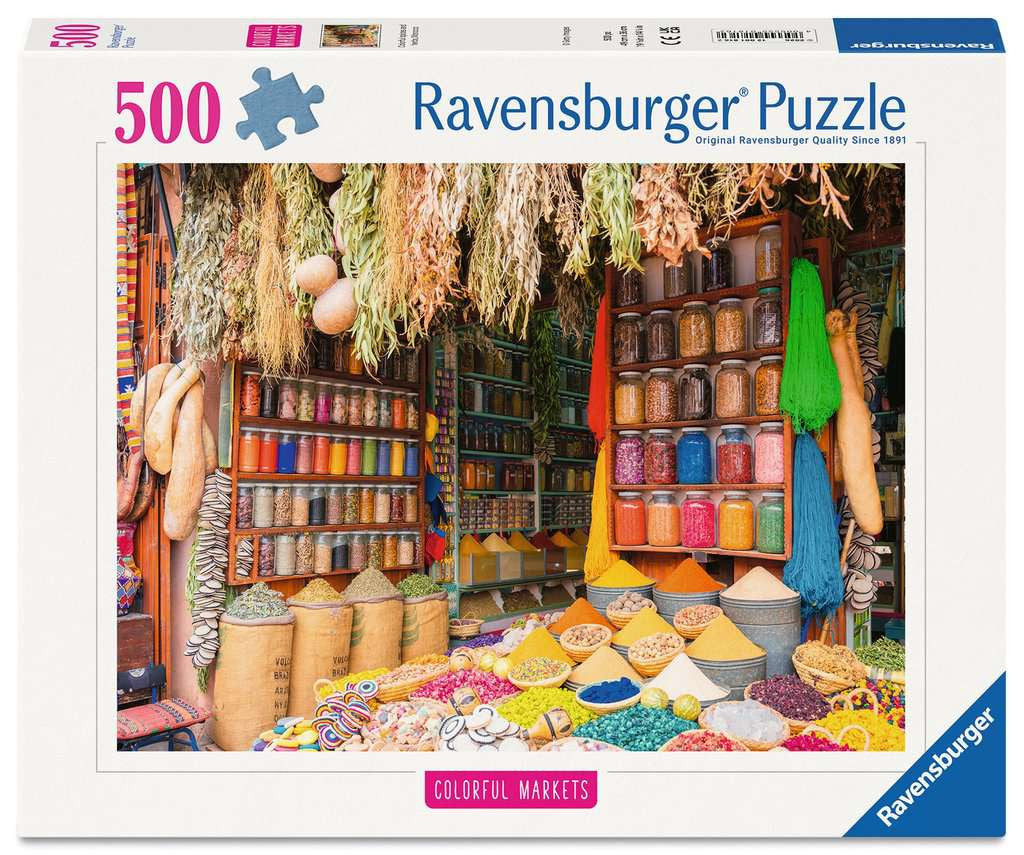 Puzzle 500 Teile Bunte Gewürze, Marokko 01.816 - Bild 1