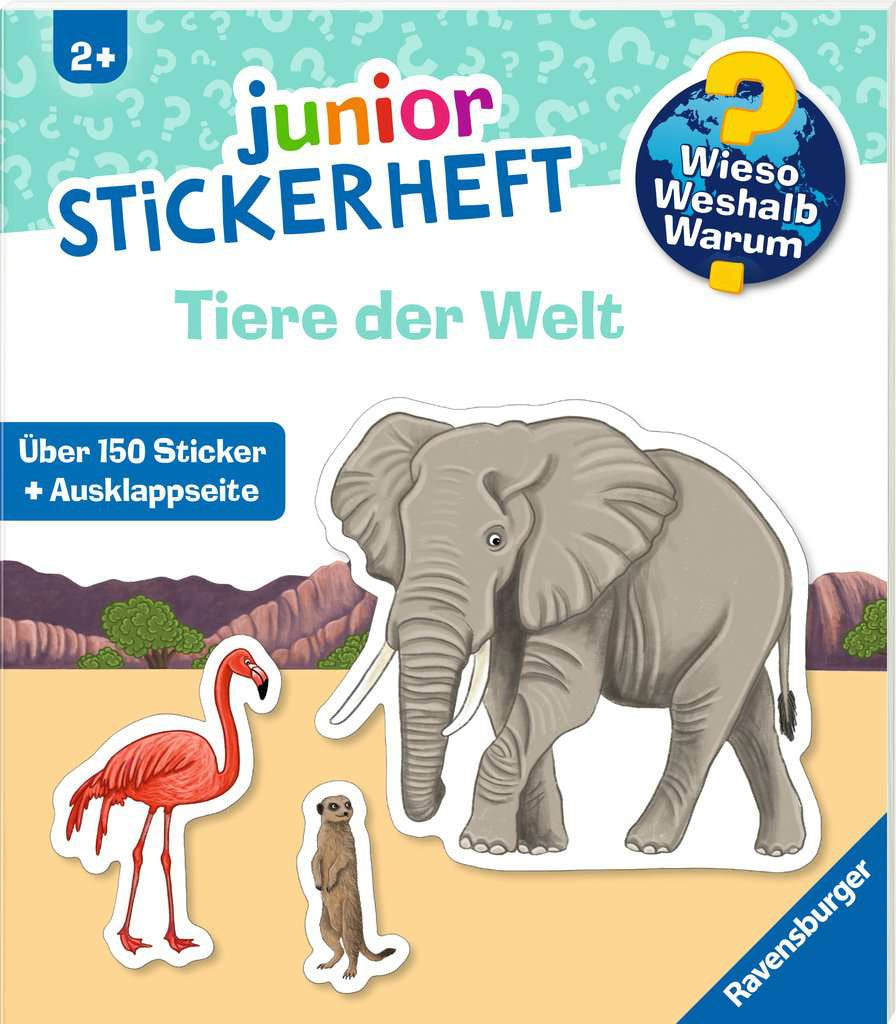 WWW Junior Stickerheft Tiere der Welt 60.111 - Bild 1