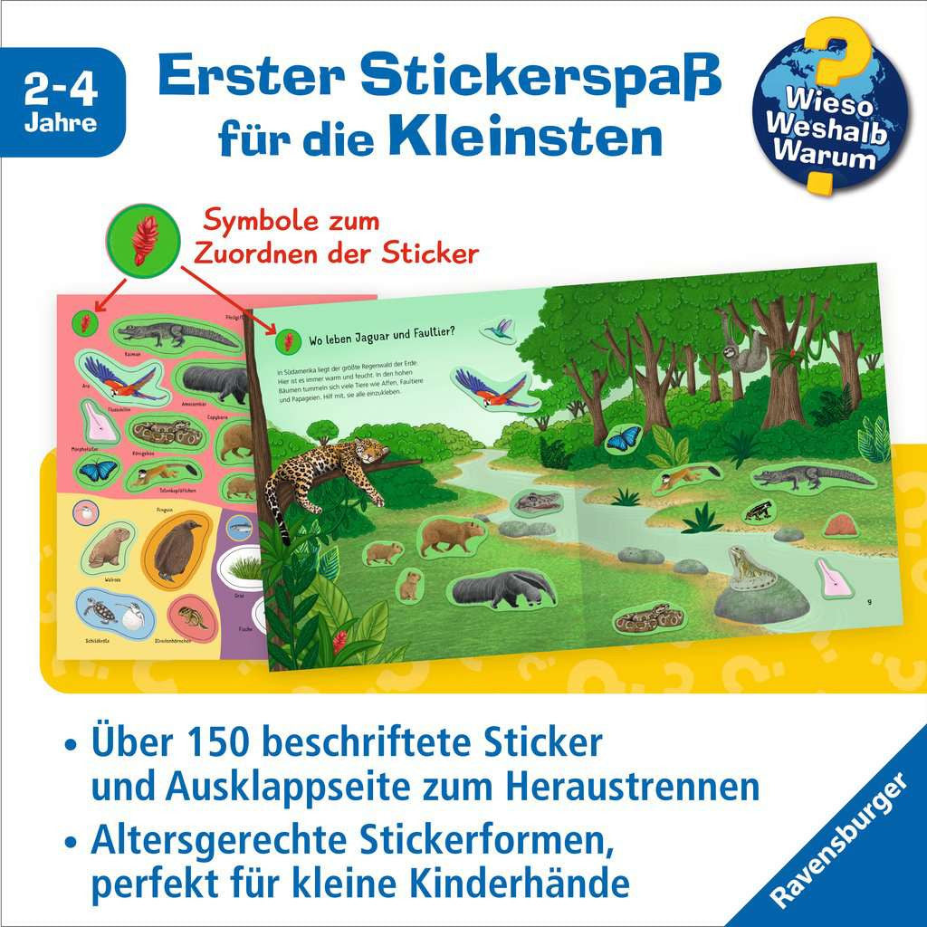 WWW Junior Stickerheft Tiere der Welt 60.111 - Bild 3