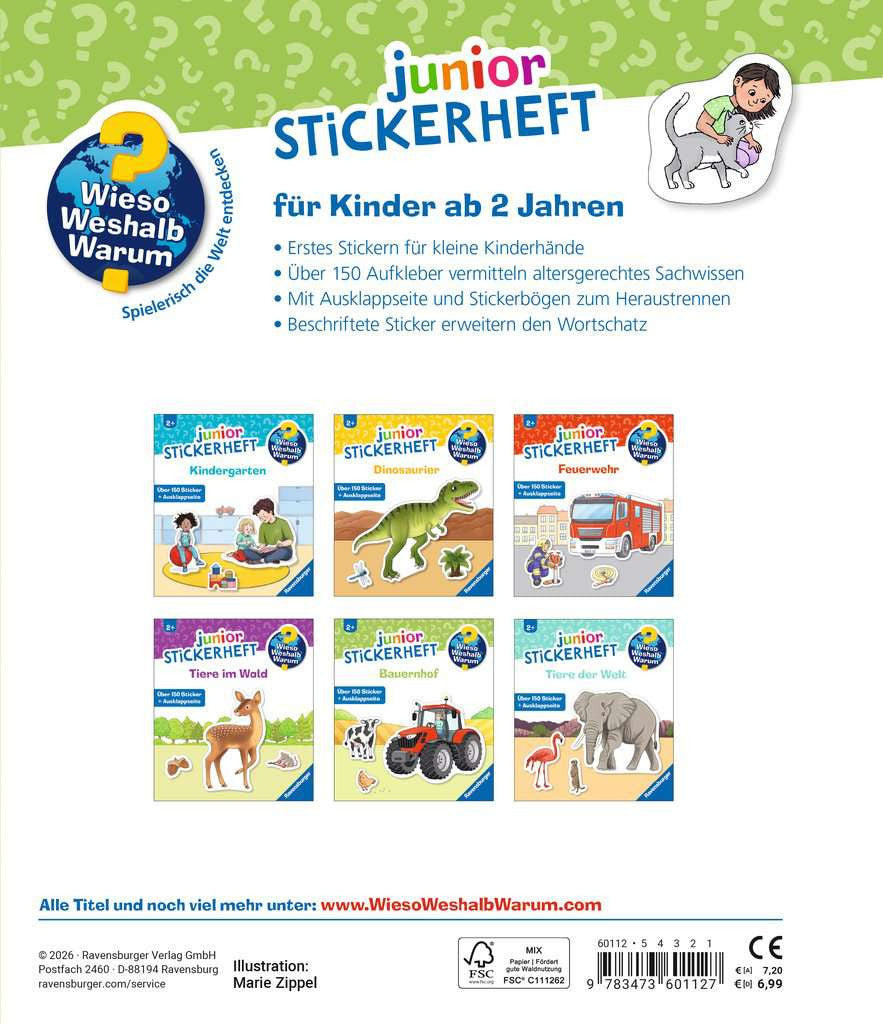 WWW Junior Stickerheft Bauernhof 60.112 - Bild 4
