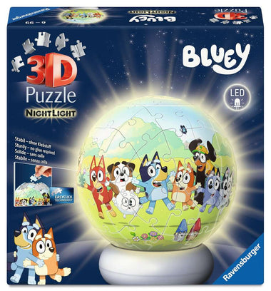 Puzzle 3D Ball 72 Teile: Nachtlicht Bluey 08.060