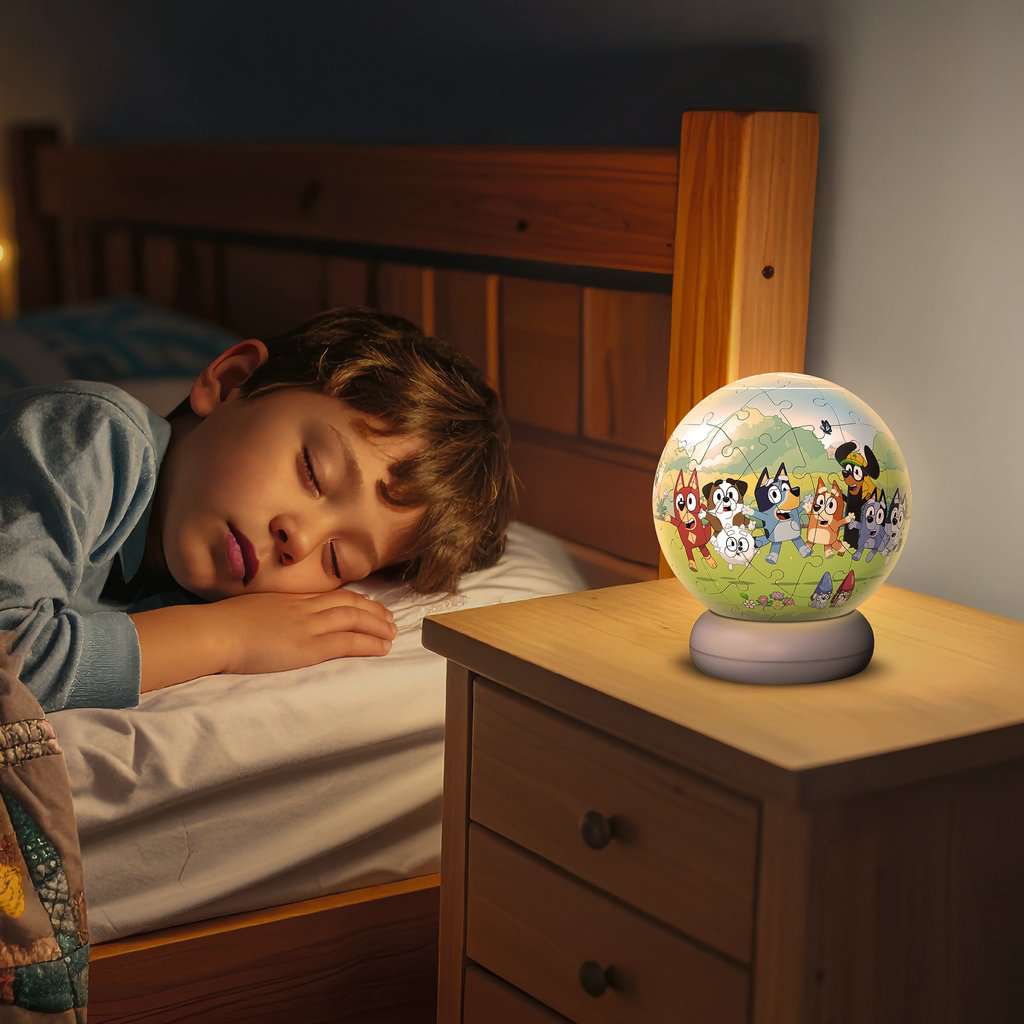 Puzzle 3D Ball 72 Teile: Nachtlicht Bluey 08.060 - Bild 4