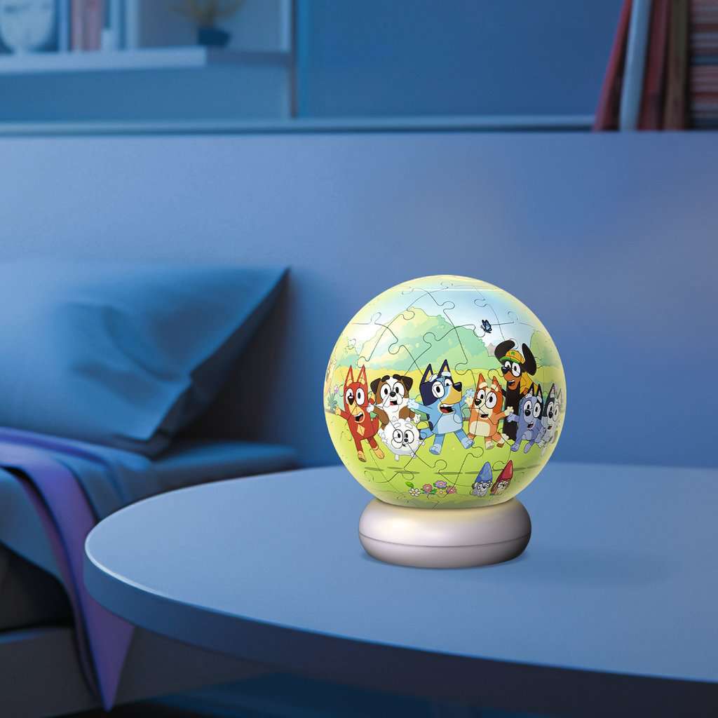 Puzzle 3D Ball 72 Teile: Nachtlicht Bluey 08.060 - Bild 5