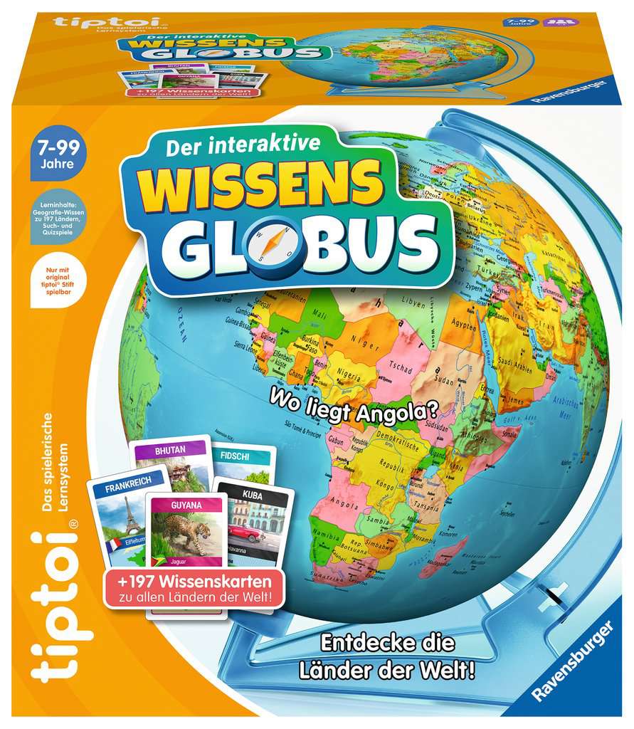 Tiptoi Der interaktive Wissens-Globus 00.107 - Bild 1