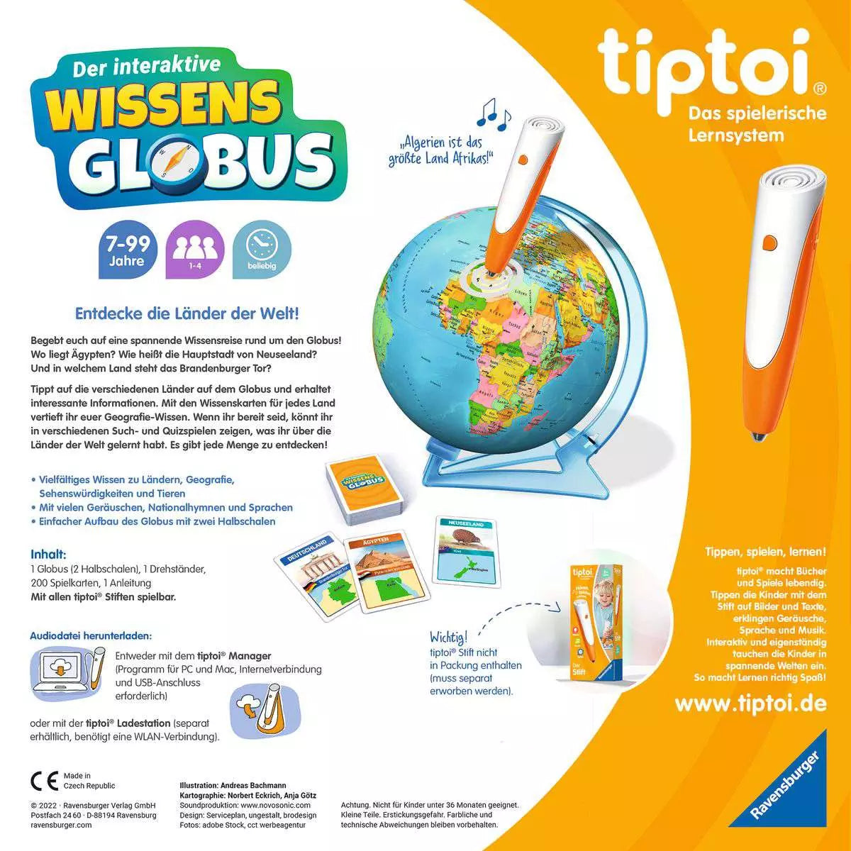 tiptoi Der interaktive Wissens-Globus 00.107 - Bild 2