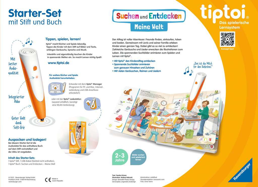 Tiptoi Starter-Set: Stift und Bilderbuch Meine Welt 00.112 - Bild 2