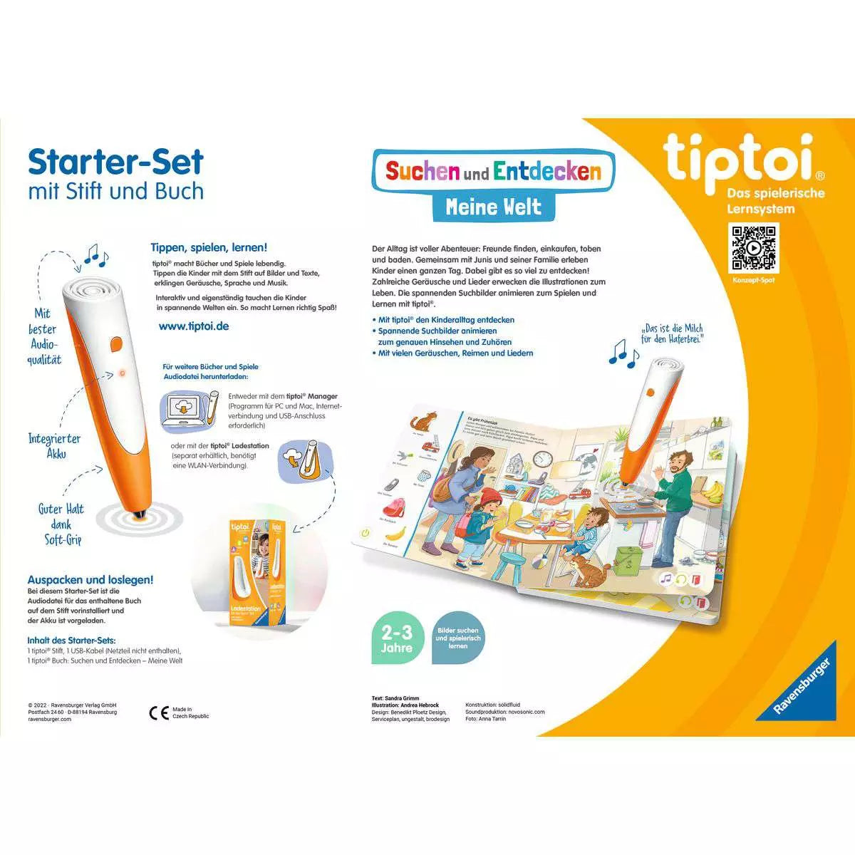 tiptoi Starter-Set: Stift und Bilderbuch Meine Welt 00.112 - Bild 2
