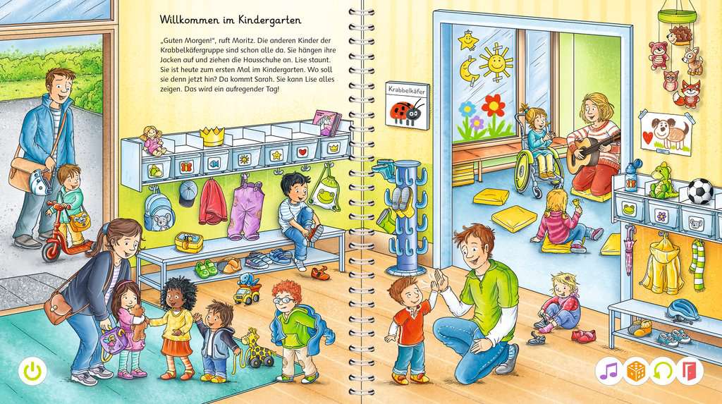 Tiptoi Starter-Set: Stift und Wörter-Bilderbuch Kindergarten 00.113 - Bild 4