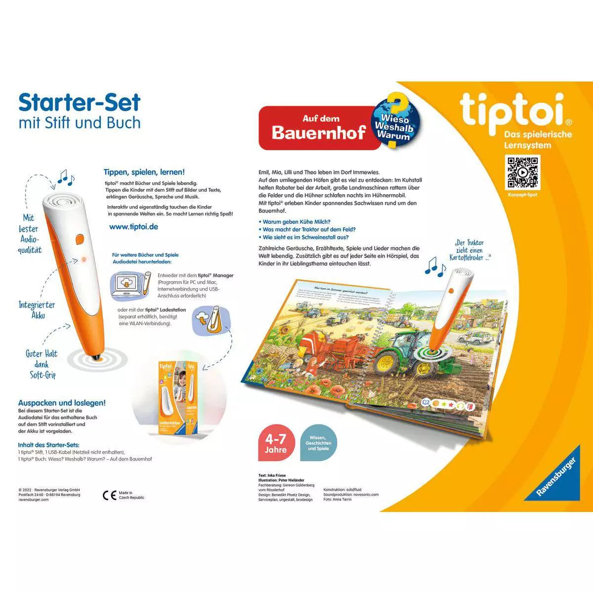 tiptoi Starter-Set: Stift und Bauernhof-Buch 00.114 - Bild 2