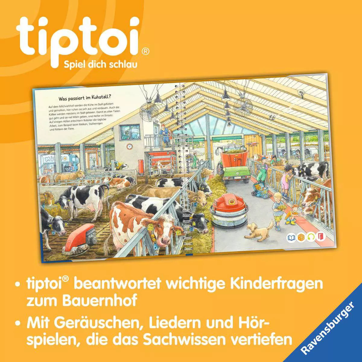 tiptoi Starter-Set: Stift und Bauernhof-Buch 00.114 - Bild 7
