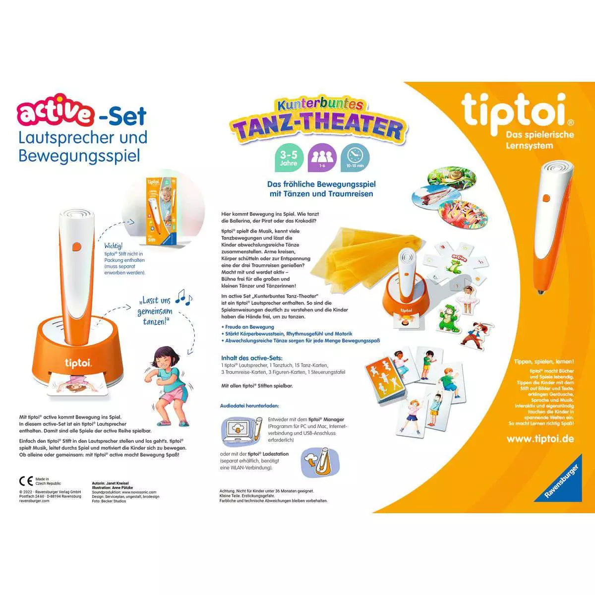 tiptoi ACTIVE-Set: Kunterbuntes Tanz-Theater 00.122 - Bild 2