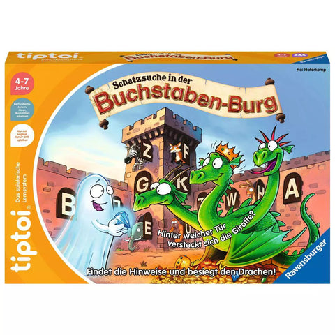 Verpackung tiptoi Schatzsuche in der Buchstaben-Burg 00124
