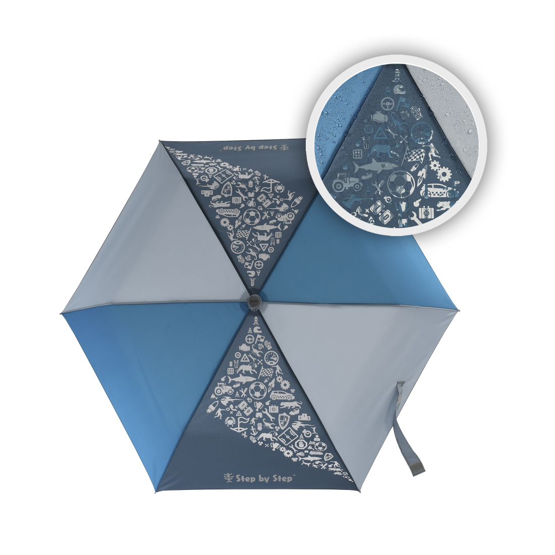 Step by Step Regenschirm Blue Magic Rain EFFECT - Bild 2