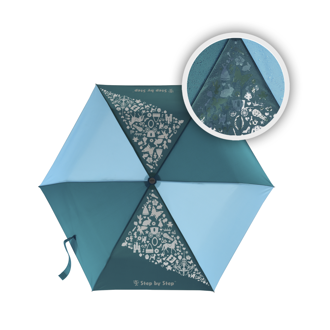 Step by Step Regenschirm Petrol Magic Rain EFFECT - Bild 3