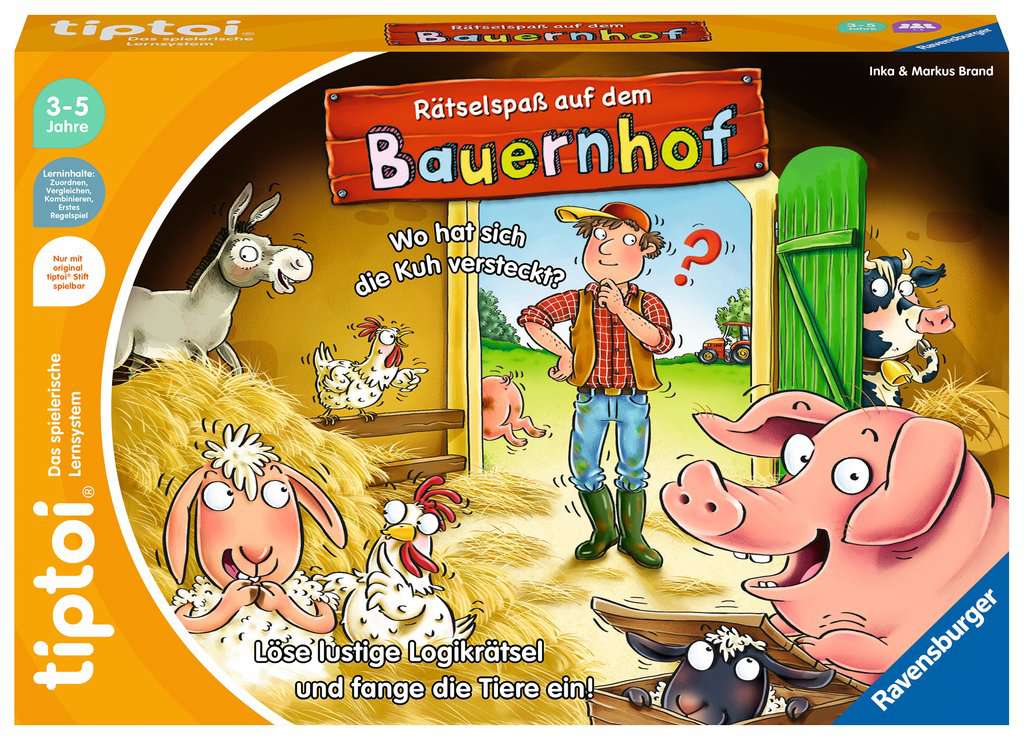 Tiptoi Rätselspass auf dem Bauernhof 00.125 - Bild 1