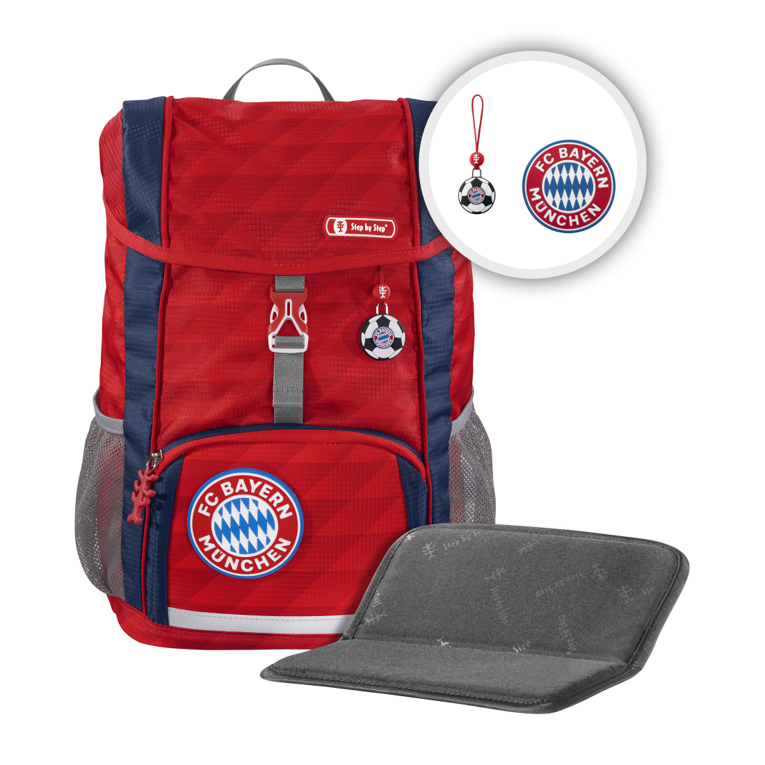 Step by Step KID Rucksack - Set FC Bayern 3-teilig - Bild 1