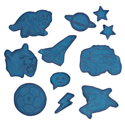 Step by Step Sticker-Set Blue