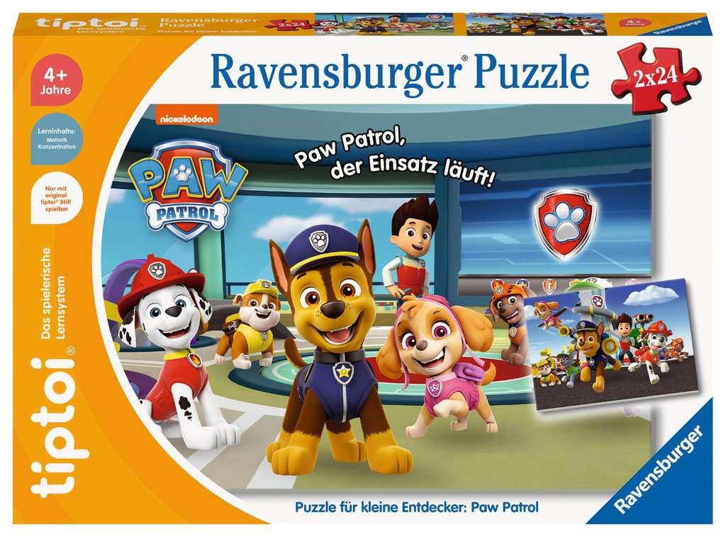 Tiptoi Puzzle für kleine Entdecker: Paw Patrol 2x24 00.135 - Bild 1