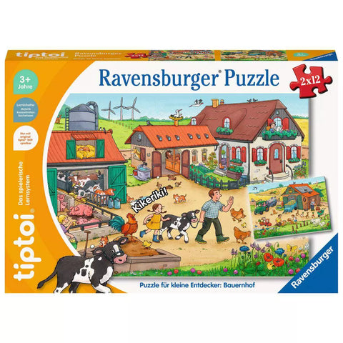 Verpackung tiptoi Puzzle für kleine Entdecker Bauernhof 00136