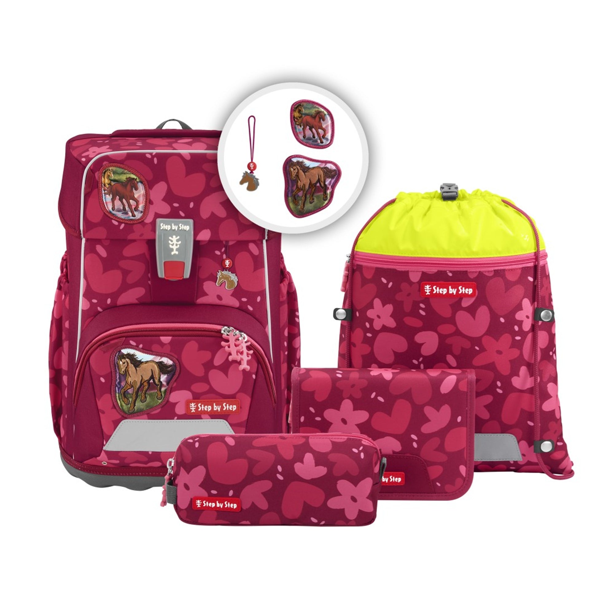 Step by Step GIANT Schulranzen-Set Wild Horse Nora, 5-teilig - Bild 2