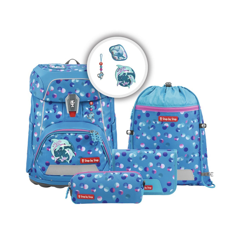 Step by Step FIT Schulranzenset Dolphin Finja 5-teilig