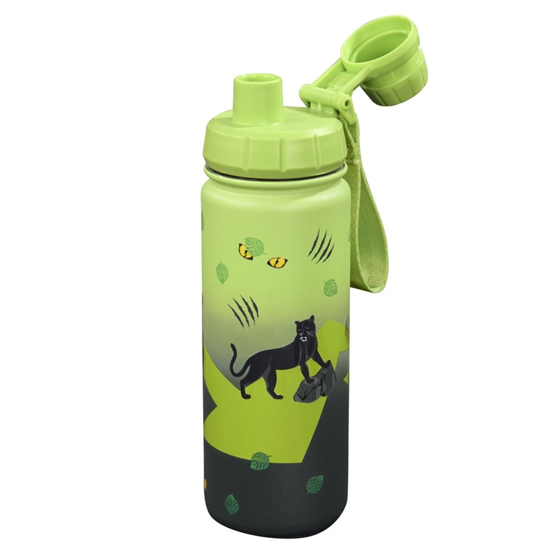 Step by Step Edelstahl Trinkflasche Black Cat - Bild 1