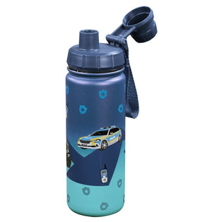 Step by Step Edelstahl Trinkflasche Police