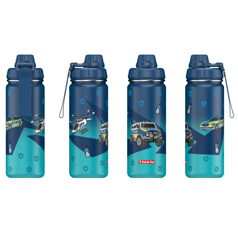 Step by Step Edelstahl Trinkflasche Police - Bild 3