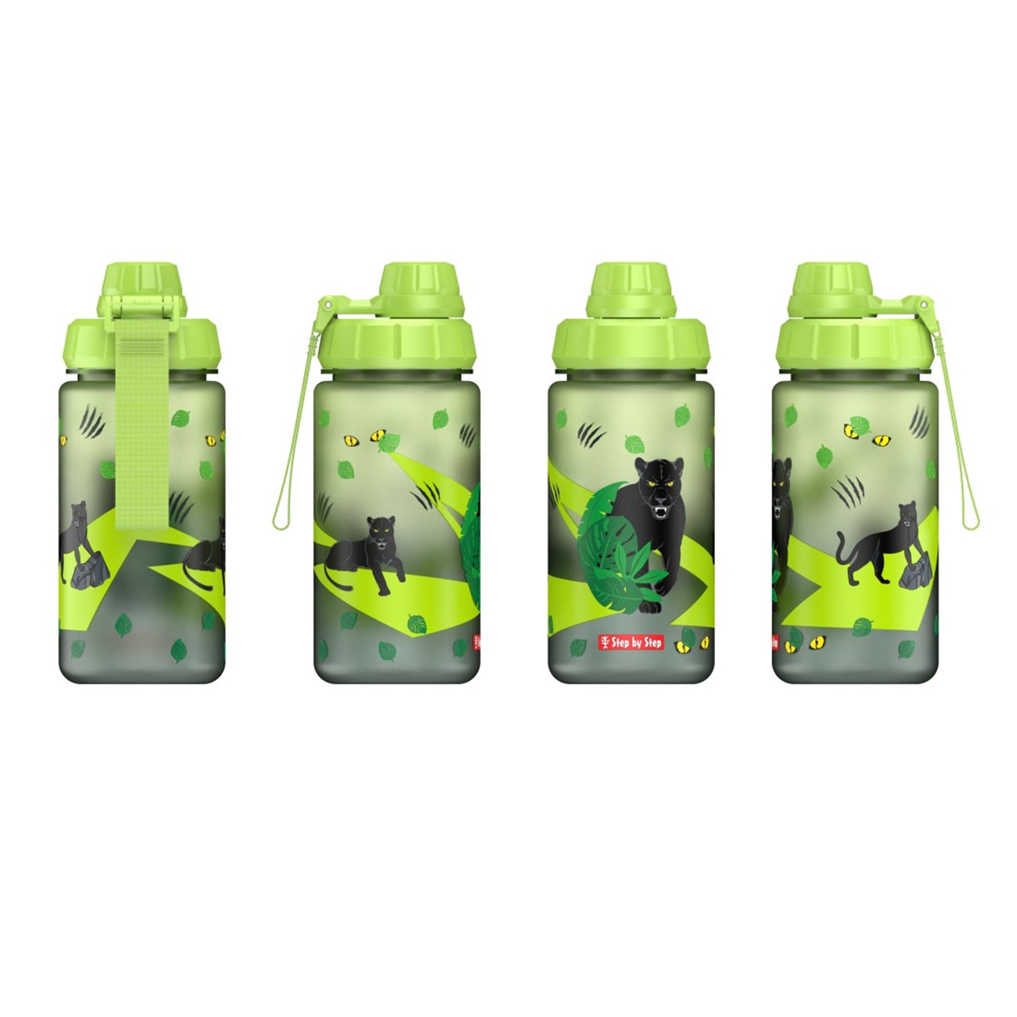 Step by Step Trinkflasche Tritan Black Cat 550ml - Bild 3