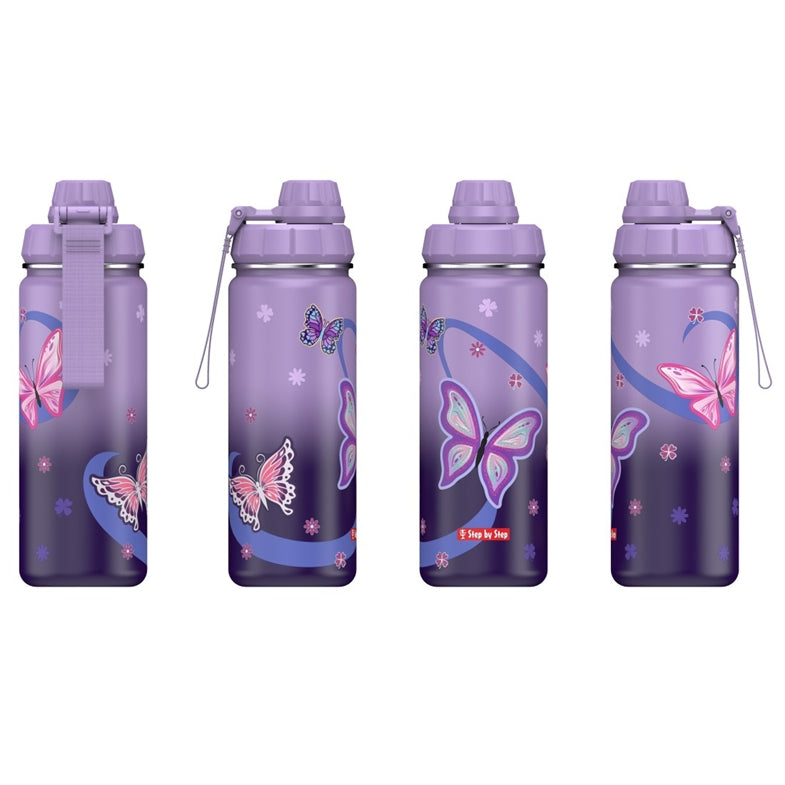 Step by Step Edelstahl Trinkflasche Sweet Butterfly - Bild 3