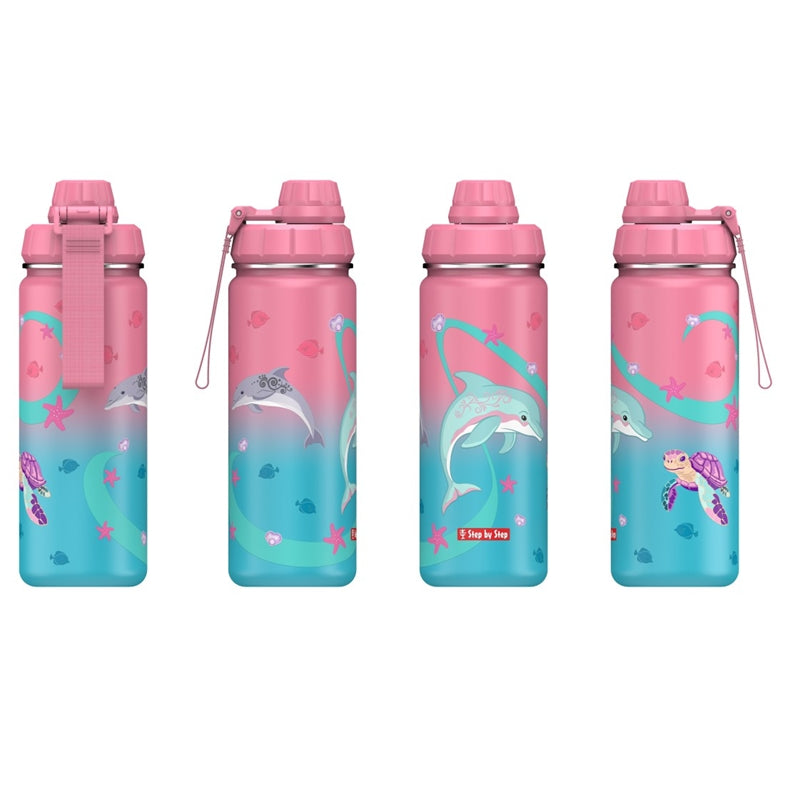 Step by Step Edelstahl Trinkflasche Sealife - Bild 3