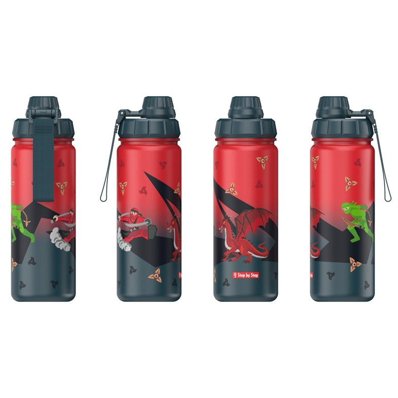 Step by Step Edelstahl Trinkflasche Warrior - Bild 3