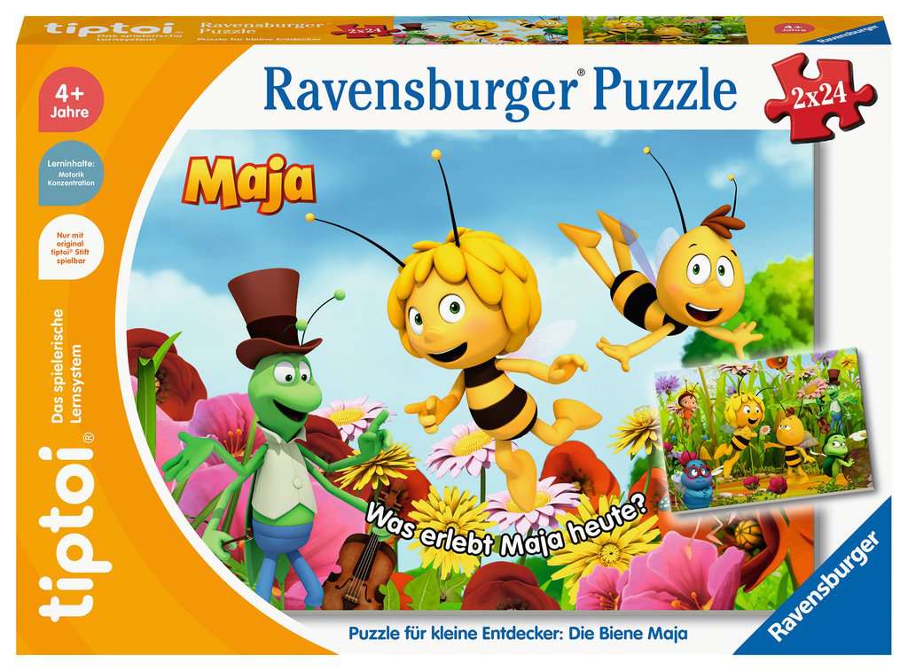 Tiptoi Puzzle für kleine Entdecker: Die Biene Maja 2x24 00.141 - Bild 1