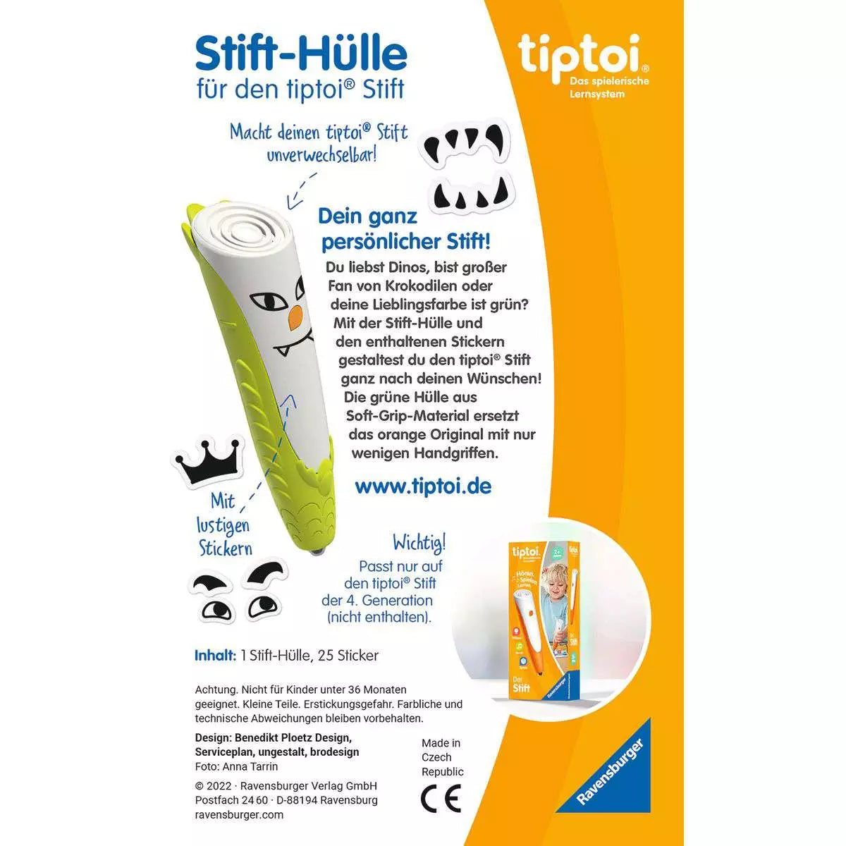 tiptoi Stift-Hülle grün für den tiptoi-Stift (4.Generation, 2022) 00.151 - Bild 2