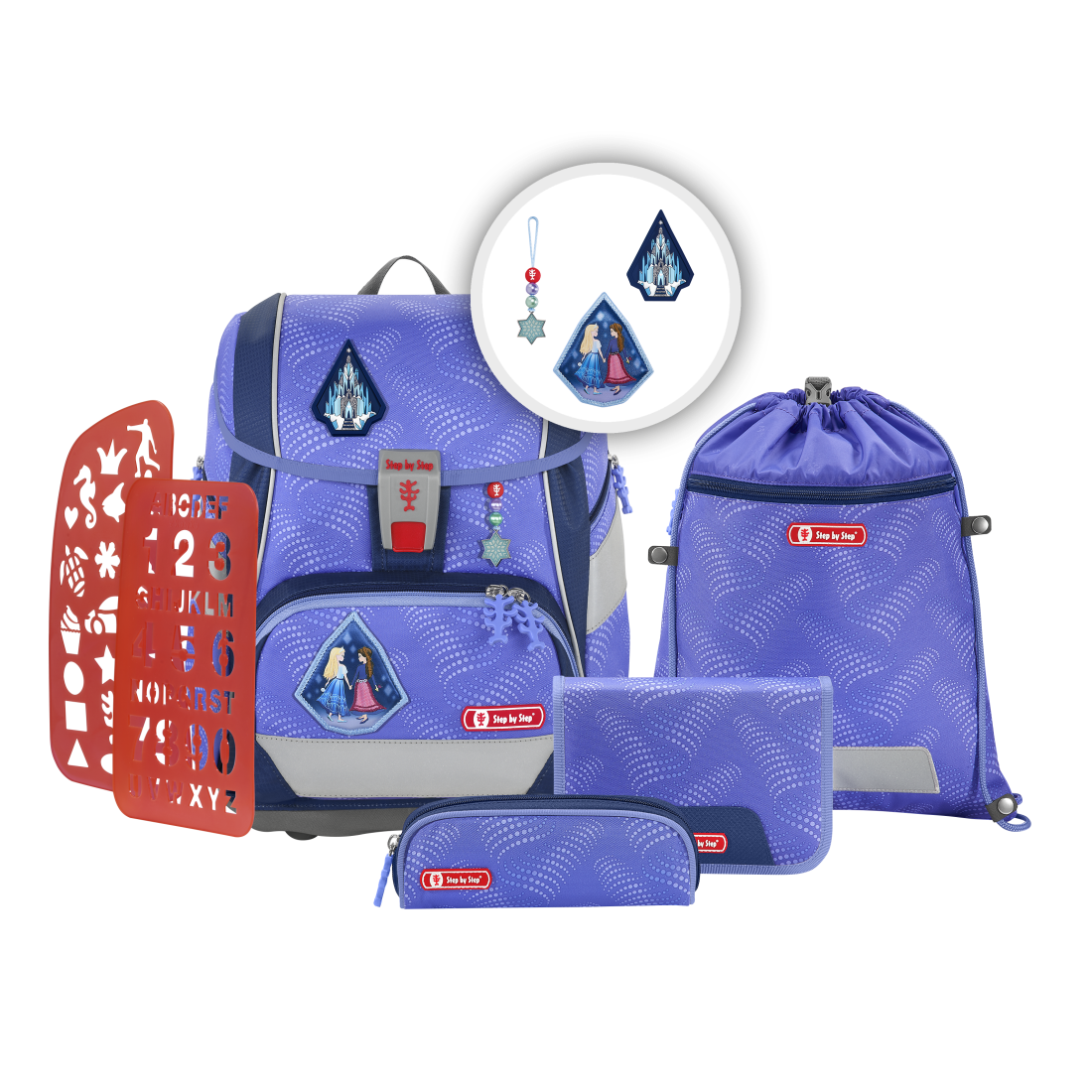 Step by Step 2IN1 PLUS Schulranzen-Set Ice Princess 6-teilig - Bild 2
