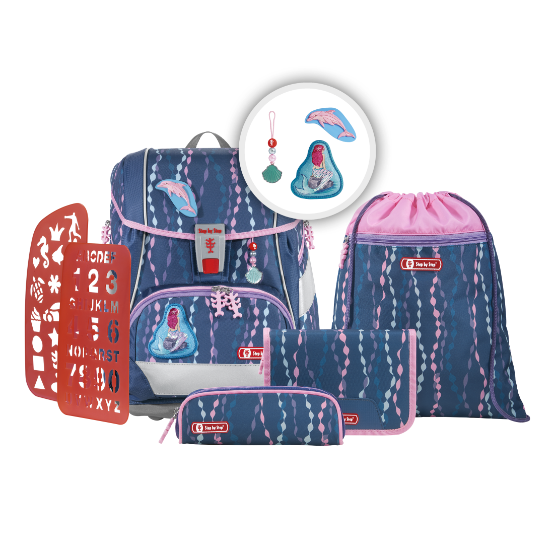 Step by Step 2IN1 Plus Schulranzenset Mermaid 6-tlg. - Bild 2