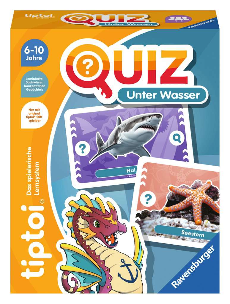 Tiptoi Quiz Unter Wasser 00.192 - Bild 1