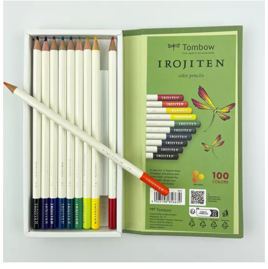 Tombow Farbstift Irojiten kräftige Farben 10er - Bild 5